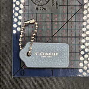 Coach Light Blue Mini Tag